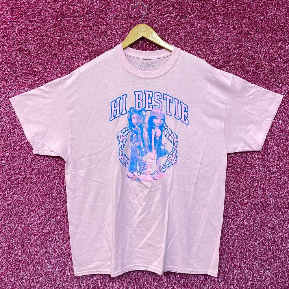 Bratz Hi Bestie Pink Tshirt size Extra Large
